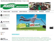 Tablet Screenshot of masse-motoculture.com
